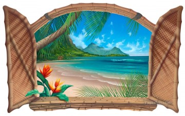 3d magic fantasy Painting - looking out window painting magic 3D